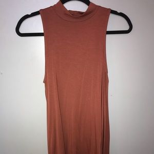 Burnt orange dress